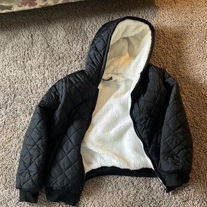 Warm and fuzzy winter coat